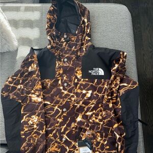 The North Face Jacket 86 Retro Mountain Coat Full Zip Hood Insulated Brown XXS